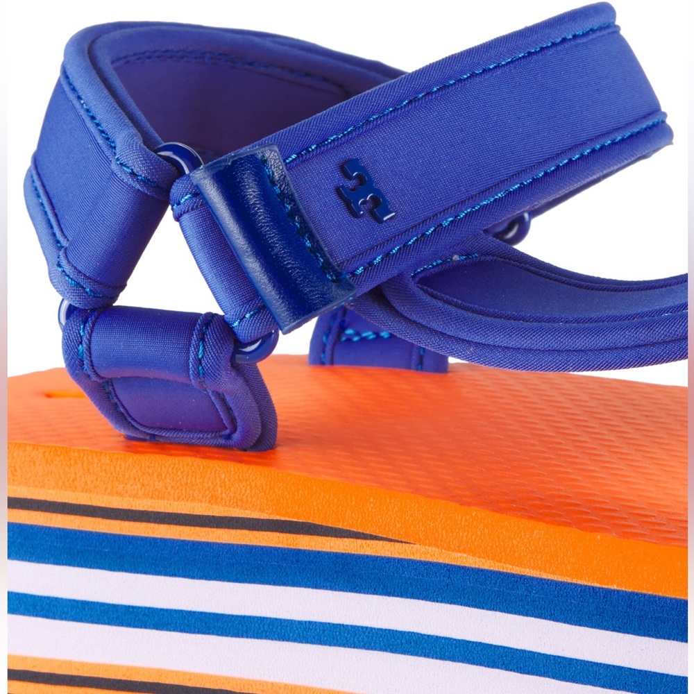 Tory Burch Eva Sport Sandal In Bermuda/ Vibrant Orange Size 11 NIB - Picture 6 of 6